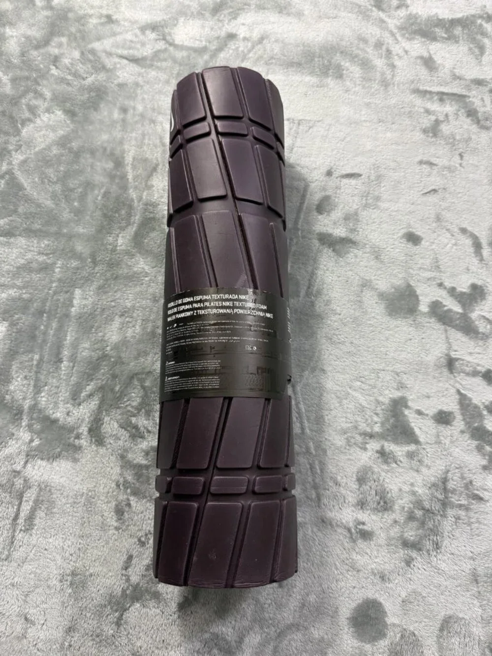 New Nike Textured Foam Roller Purple Hollow Massage Grid Full Body Yoga Training